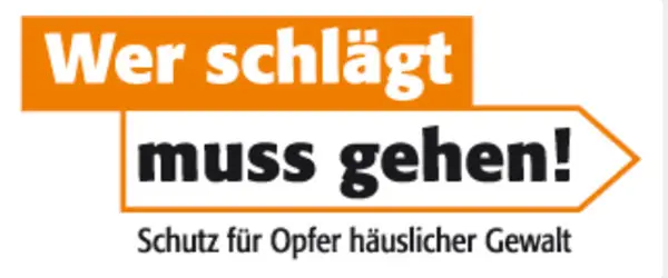 wer-schlaegt-muss-gehen Logo "Wer schlägt muss gehen"