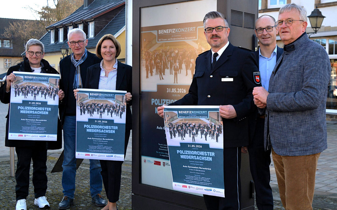 Benefizkonzert für den guten Zweck mit dem Polizeiorchester Niedersachsen in Bersenbrück am 31. Mai