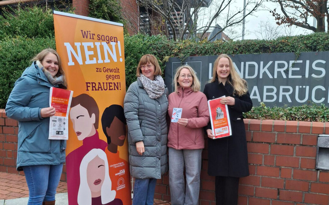 Starkes Zeichen „NEIN gegen Gewalt an Frauen“