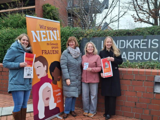 Starkes Zeichen „NEIN gegen Gewalt an Frauen“ Starkes Zeichen „NEIN gegen Gewalt an Frauen“