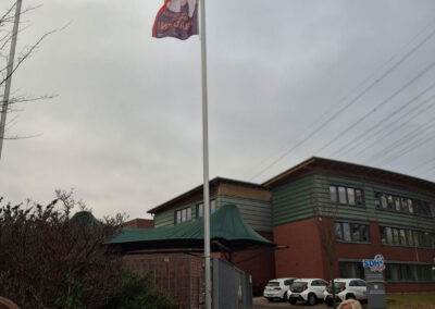 Die Flagge weht