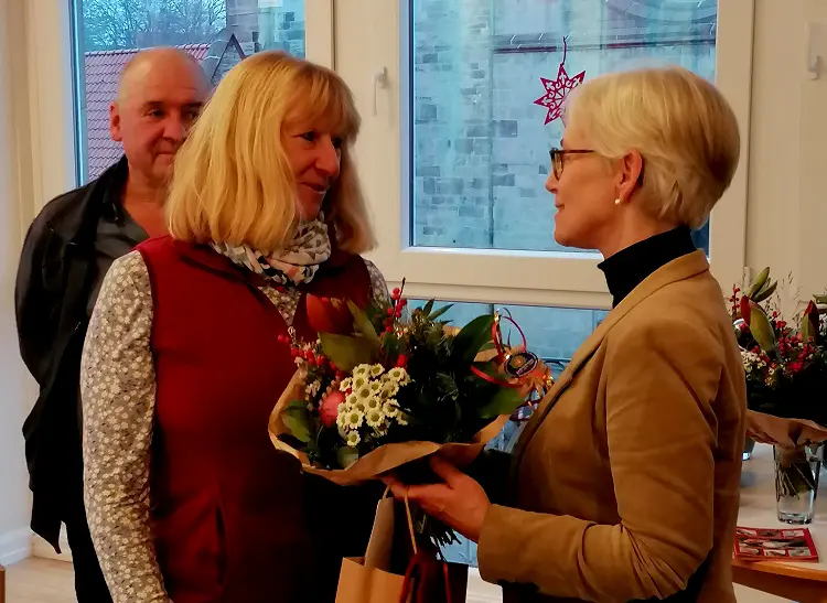 Dank für 16 Jahre Zusammenarbeit mit Bernd Kunz und UPS Wallenhorst