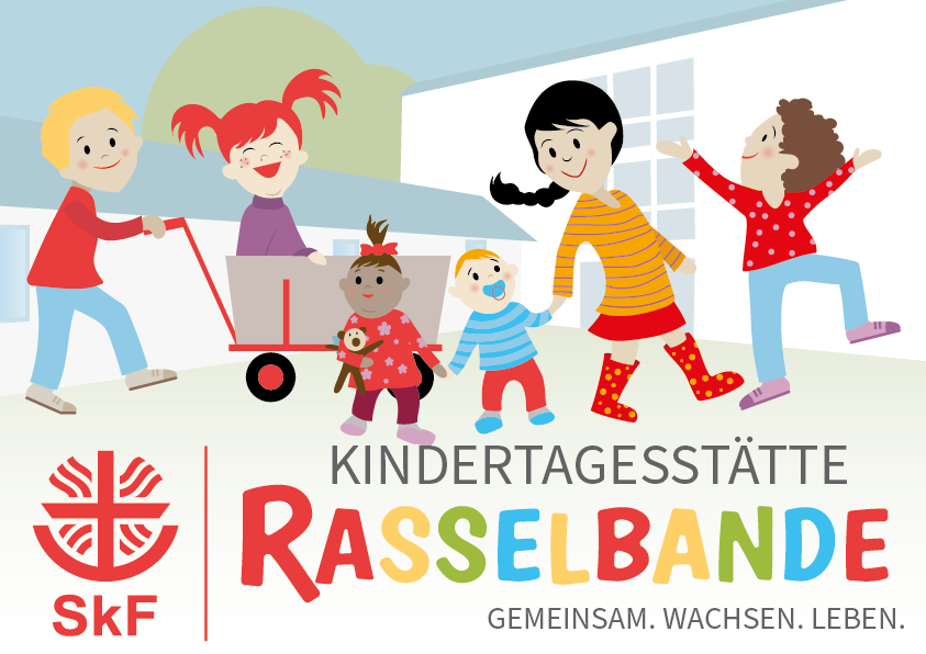 Illustration von spielenden Kindern